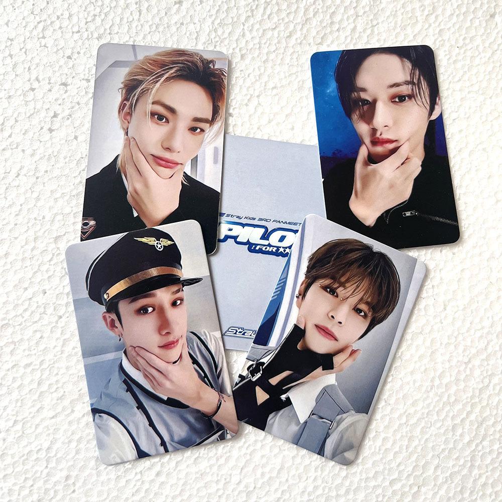 8Pcs Stray Kids Lomo Card Skzoo Combination Peripheral Small Card Same Random Card Fm Full Card Felix Peripheral Postcard