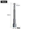 Hexagon Socket Wrench Magnetic 100mm 1pc Chrome Vanadium Steel