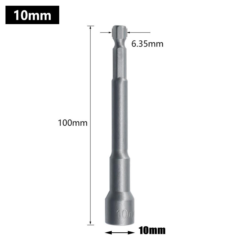 Hexagon Socket Wrench Magnetic 100mm 1pc Chrome Vanadium Steel