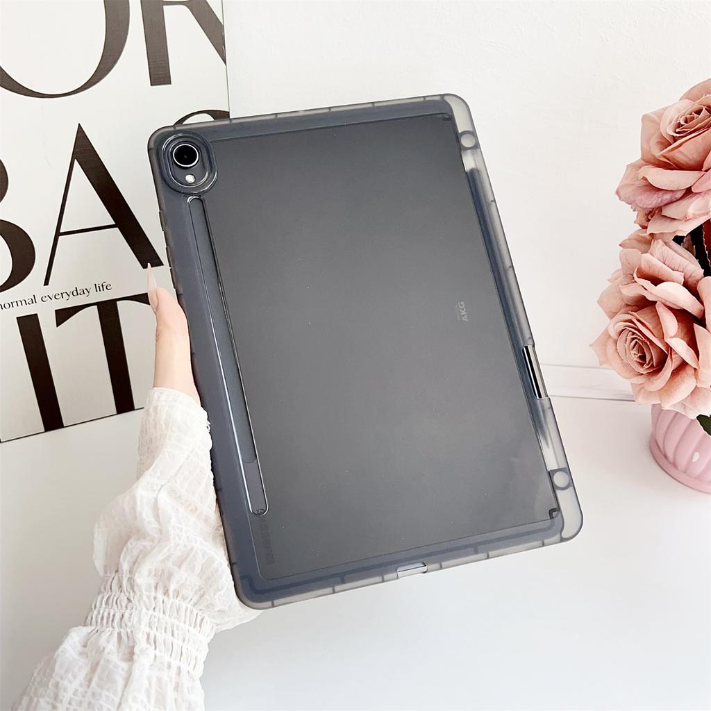 For Samsung Galaxy Tab S9 Case Clear TPU Anti Drop Tablet Cover with Pencil Holder