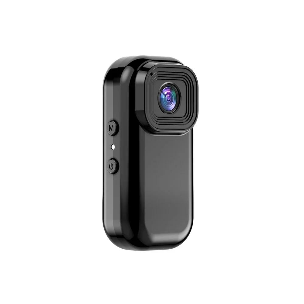 

Міні Wi-Fi камера 1080P DV Мотоцикл Відеореєстратор Задня кліп Life Відеореєстратор з екраном 0,96 дюйма Портативна спортивна камера Without TF Card чорний