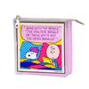 Clear Pouch, Square, 3 Pockets, Vivid Colors, Snoopy SPMS-064
