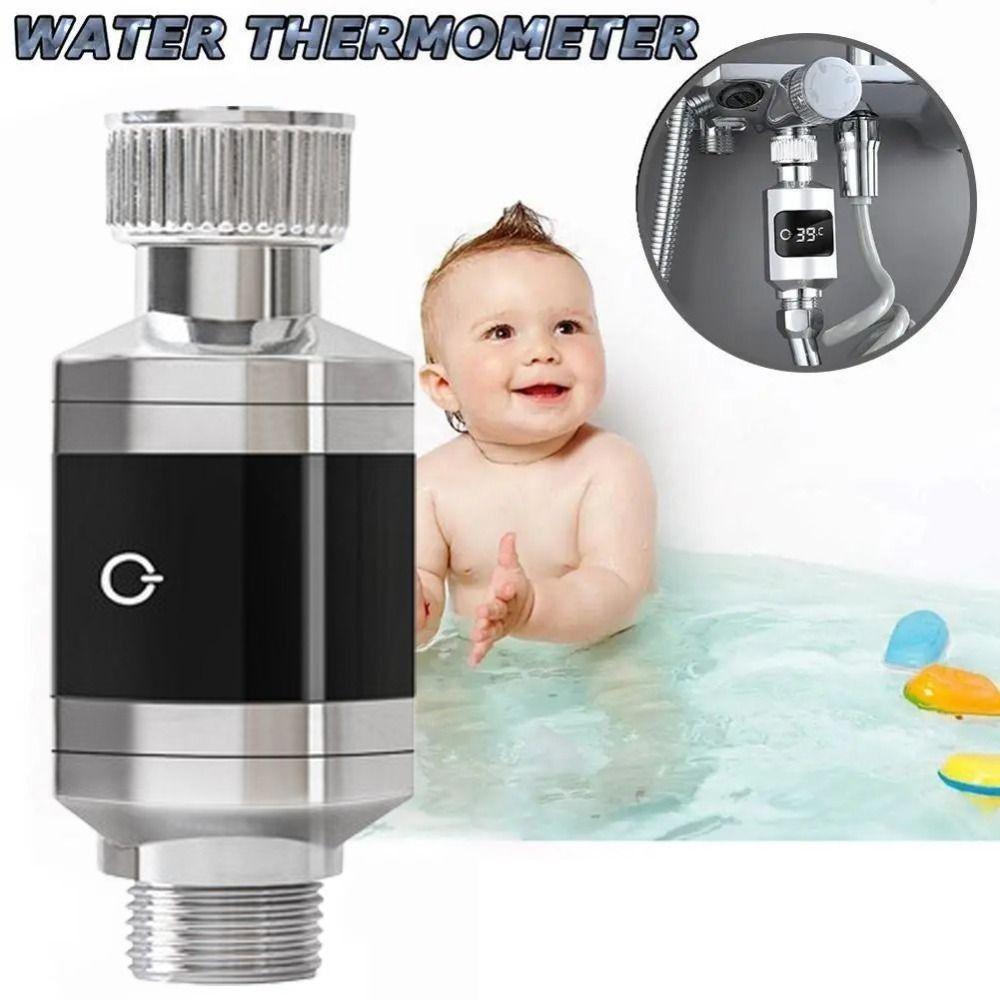 High-precision Water Temperature Monitor LED Digital  Display Faucets Water Thermometer  Bathtub