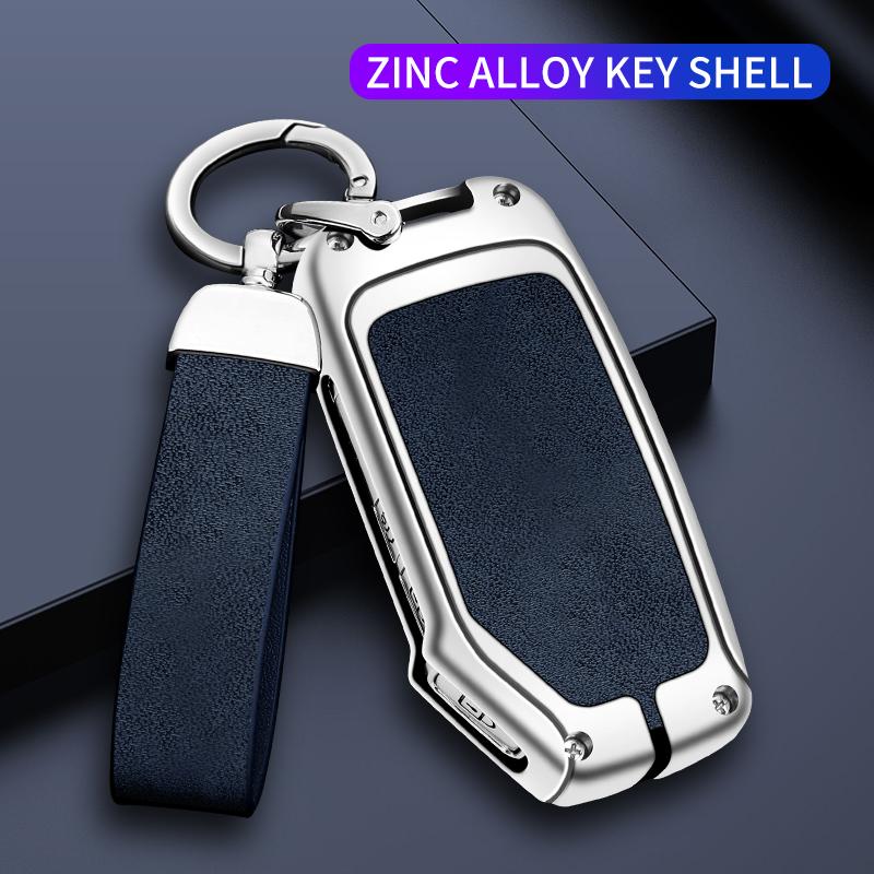New Zinc Alloy Car Key Case Cover Protector Shell For Kia Sportage Ray Sorento Soul Telluride Cerato K5 K8
