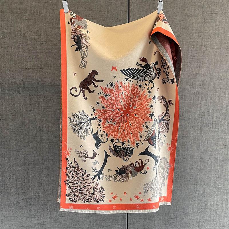 Winter Thicken Cashmere Scarf for Women Warm Shawl Wrap Female Luxury Quality Pashmina Blanket Bufanda Poncho Echarpe Stoles