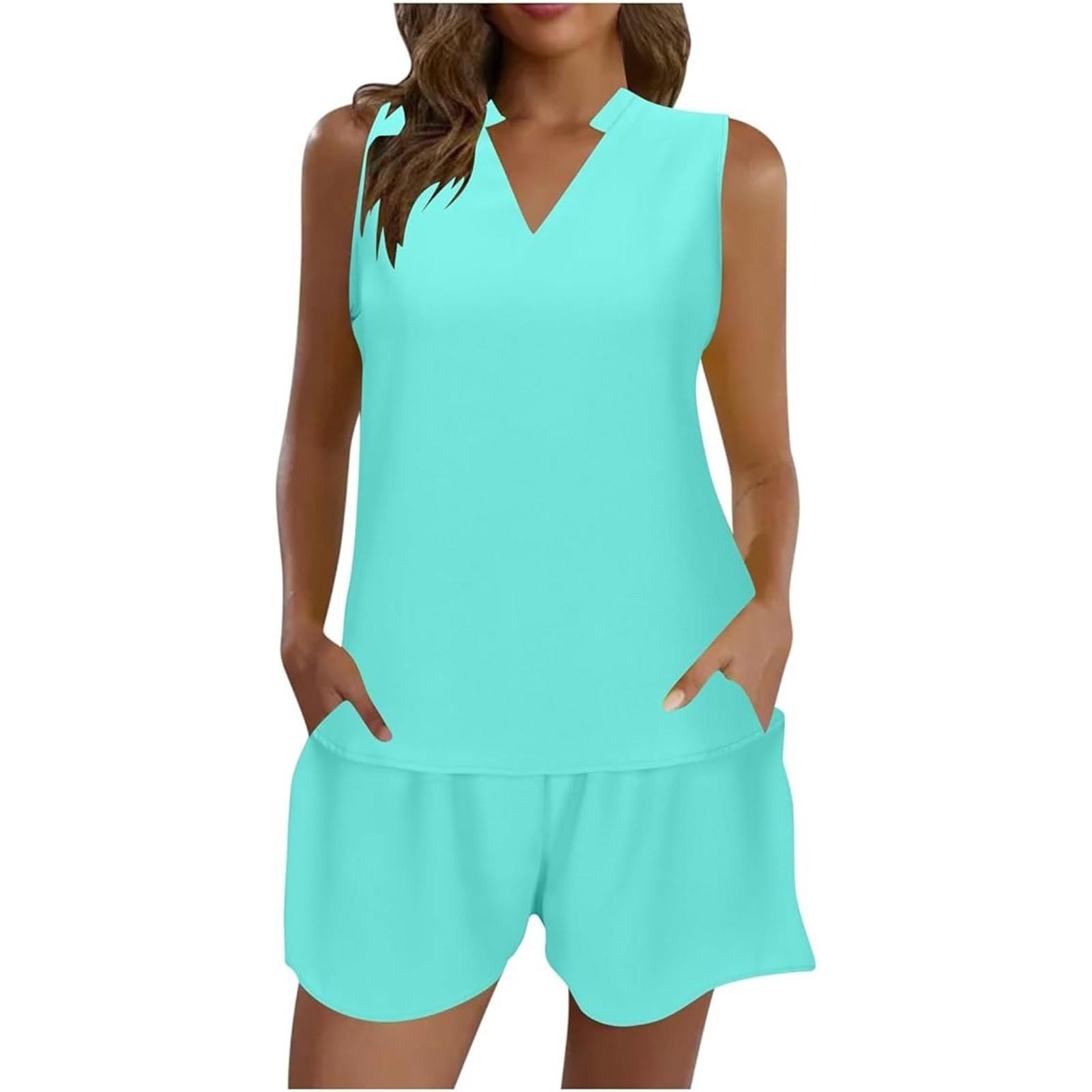 

Женские модные повседневные однотонные шорты без рукавов с воротником-стойкой L