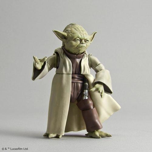 BANDAI SPIRITS Звездные войны 1/6 Йода Предварительно окрашенная пластиковая модель (Новая версия упаковки)