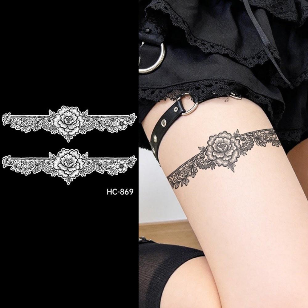 Fake Henna Temporary Tattoo Stickers Water Transfer Decals Body Art Sticker  Finger Hand Legs Arm