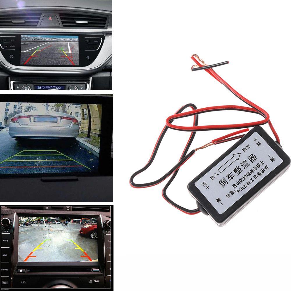 12V DC Power Relay Capacitor Filter Rectifier for Car Rear View Backup Camera Connector Relays 5