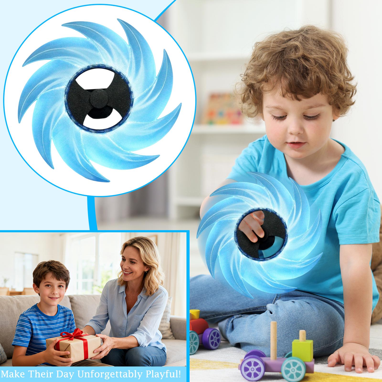 Световой восьмиконечный круг 3D-печать - Светящаяся игрушка с завораживающими эффектами, креативный подарок. one size