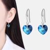 925 Silver Sapphire Blue Crystal Ocean Star Earrings – Perfect Gift for You or Your Best Friend