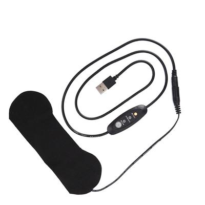Tragbares USB Elektrisches Kleiderheizkissen Augenklappe Beheiztes Kissen Matte Heizfolie