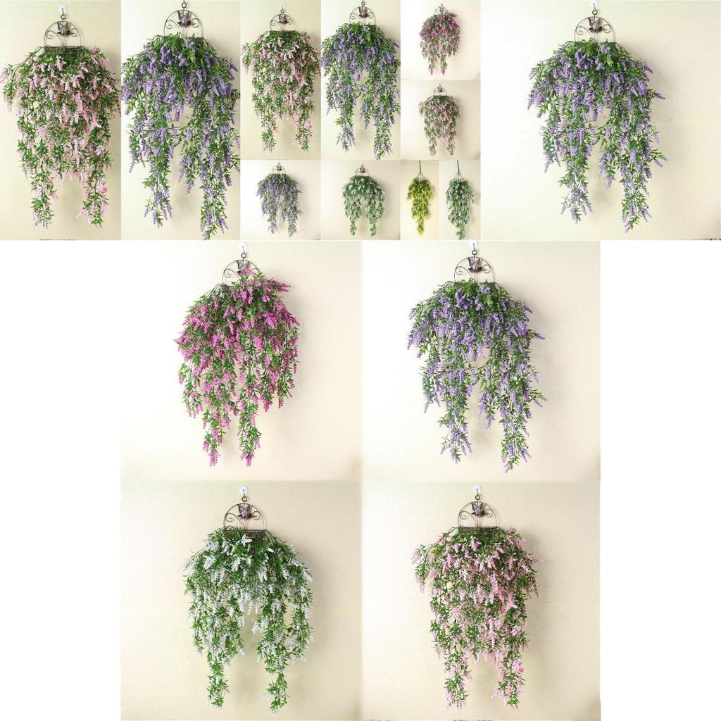 Stunning Artificial Lavender Ivy Flower Vine Garland For Wall Hanging Decor