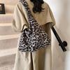Oversized Leopard Chic Print Shoulder Bag Perfect For Everyday Casual Style Street