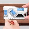3 In 1 Small Magnetic Level Ruler Horizontal Vertical Measuring Leveling Tool Angle Finder for Household Applications