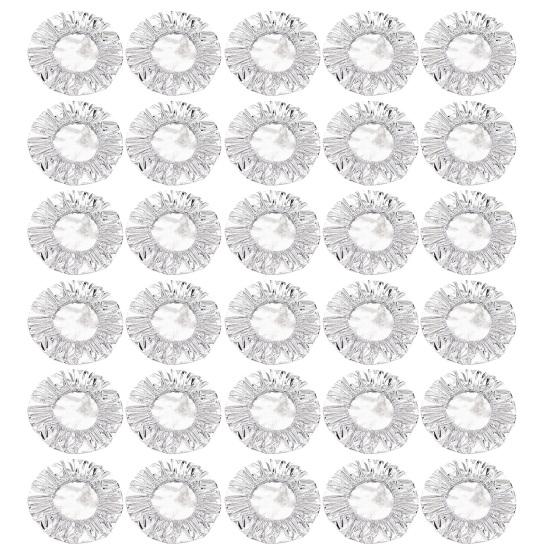 Reusable Aluminum Foil Food Covers Foil Lids Universal Thickened Stretchable Heat Resistant Food Bowl Covers