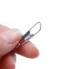 Pin Connector Interlocking Snap Fishing Connector Fishing Swivels Solid Ring Metal Connector