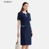 PORTS Women's Contrast Edge Midi Dress