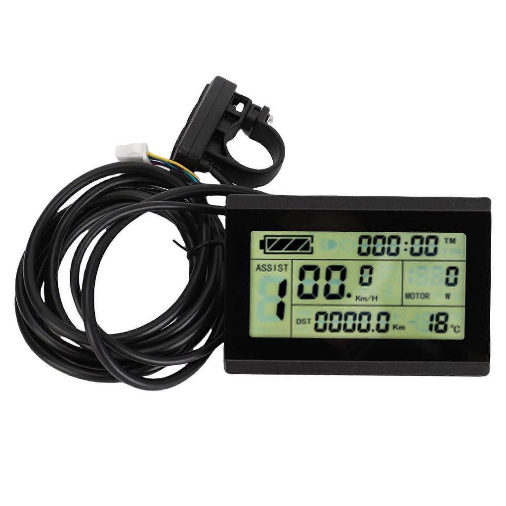 Mountain Bike Display Meter Color Screen Cycling Control Panel for Electric Bikes Scooters SM Connector