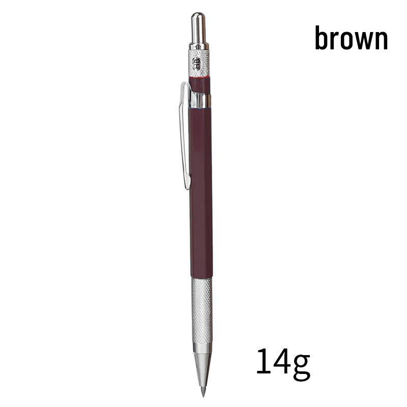 Black Tech Multi-Color 2.0mm Automatic Graphite Pencil with Replaceable Lead - No Sharpening Needed, Ideal for Drawing & Engineering