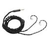 Earphone Cable Fit for ZS10 PRO AS10 PRO X 16 Cores Silver Plated OFC 3.5MM To QDC 2 Pin Headset Earphone Cable