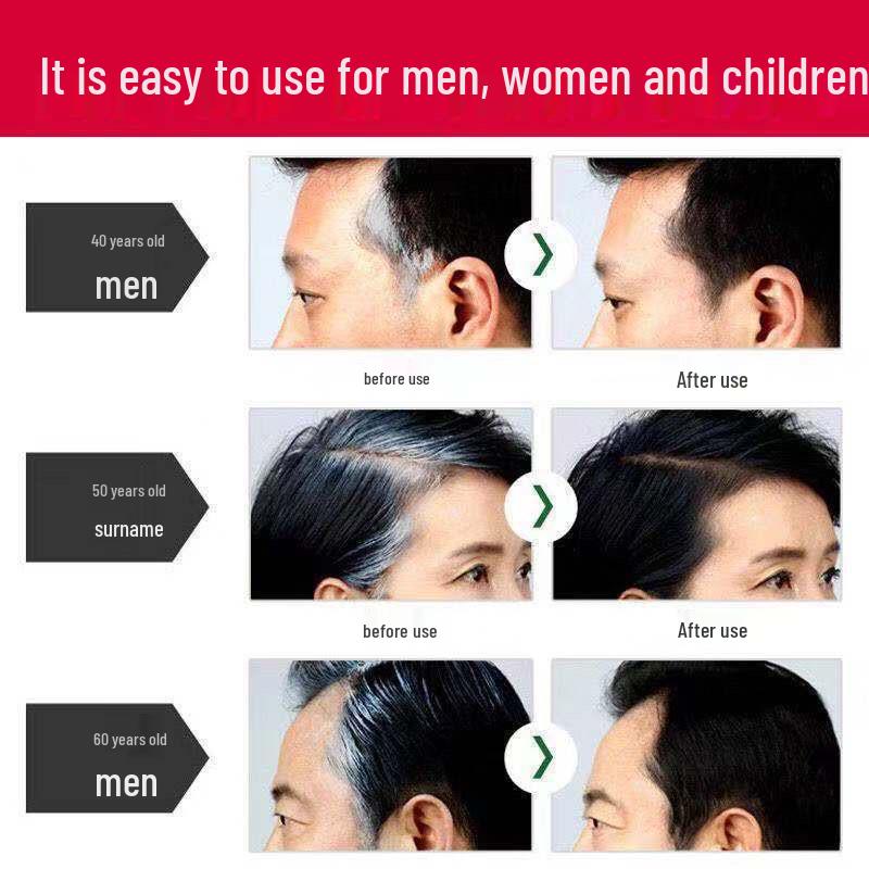 Stick Vopsea de Păr Temporară: Camuflant Instant pentru Păr Alb, Maro Castaniu/Negru, Stil Ruj