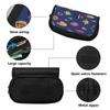 Pen Case Double Layer 300D Polyester Double Zipper with Two Spacious Sections for Pens Stationery and Earphones for Boys Girls