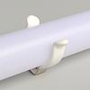 10lots Stable T8 Lamp Clip for LED Bulbs Fluorescent Tubes Anti Sagging Mounting Brackets White Plastic Coated