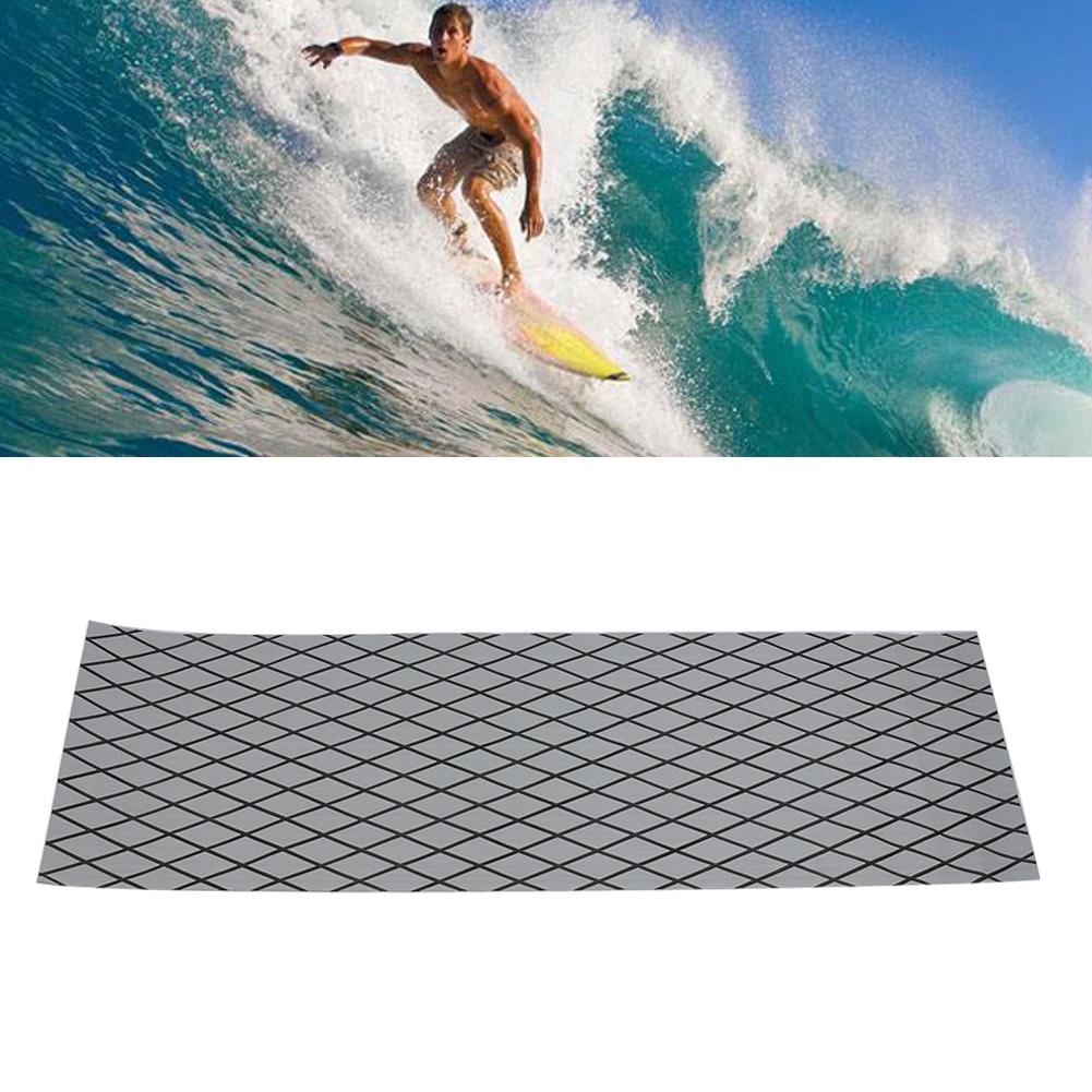 EVA Anti Slip Pad Rhombus Pattern with Adhesive Tape for Deck Surfboard(gray&black Stripes)