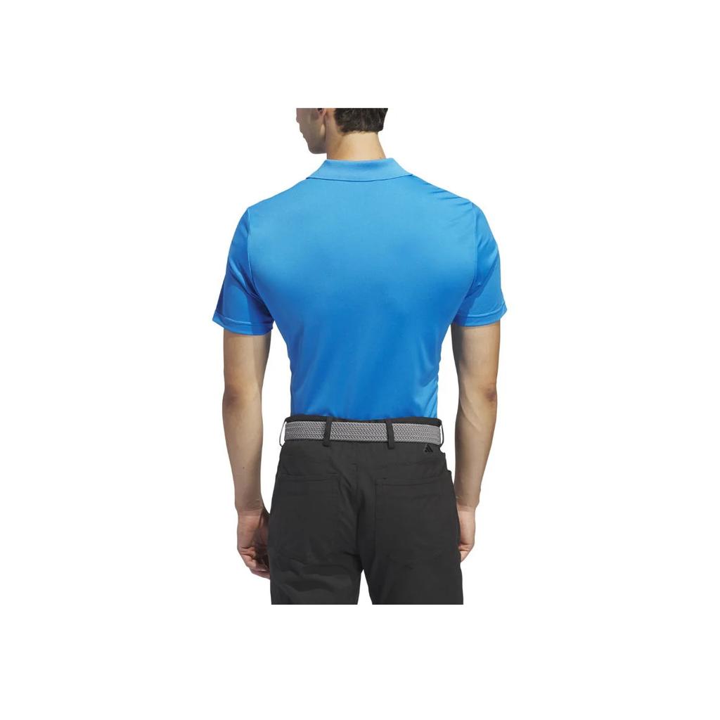 Adidas Sports Casual Comfortable Breathable Short Sleeve Polo Shirt Men Polo Shirts Blue IU4436