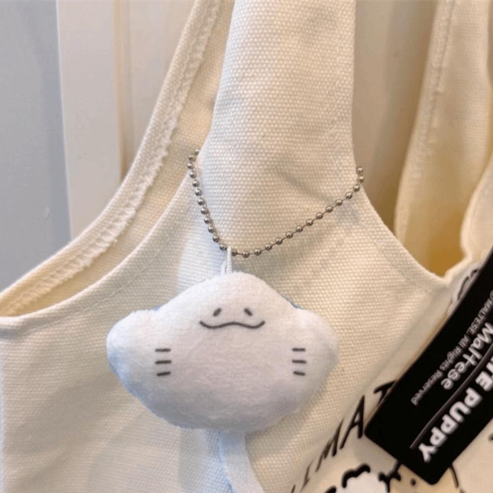 Shark Fish Plush Keyring Cartoon Backpack Decor Walrus Aquarium Plushies Pendant  Couple