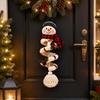 Beginner Friendly Christmas Crochet DIY Kit Hanging Hademade Snowman Spiral Ornament Yarn Project Making Kit