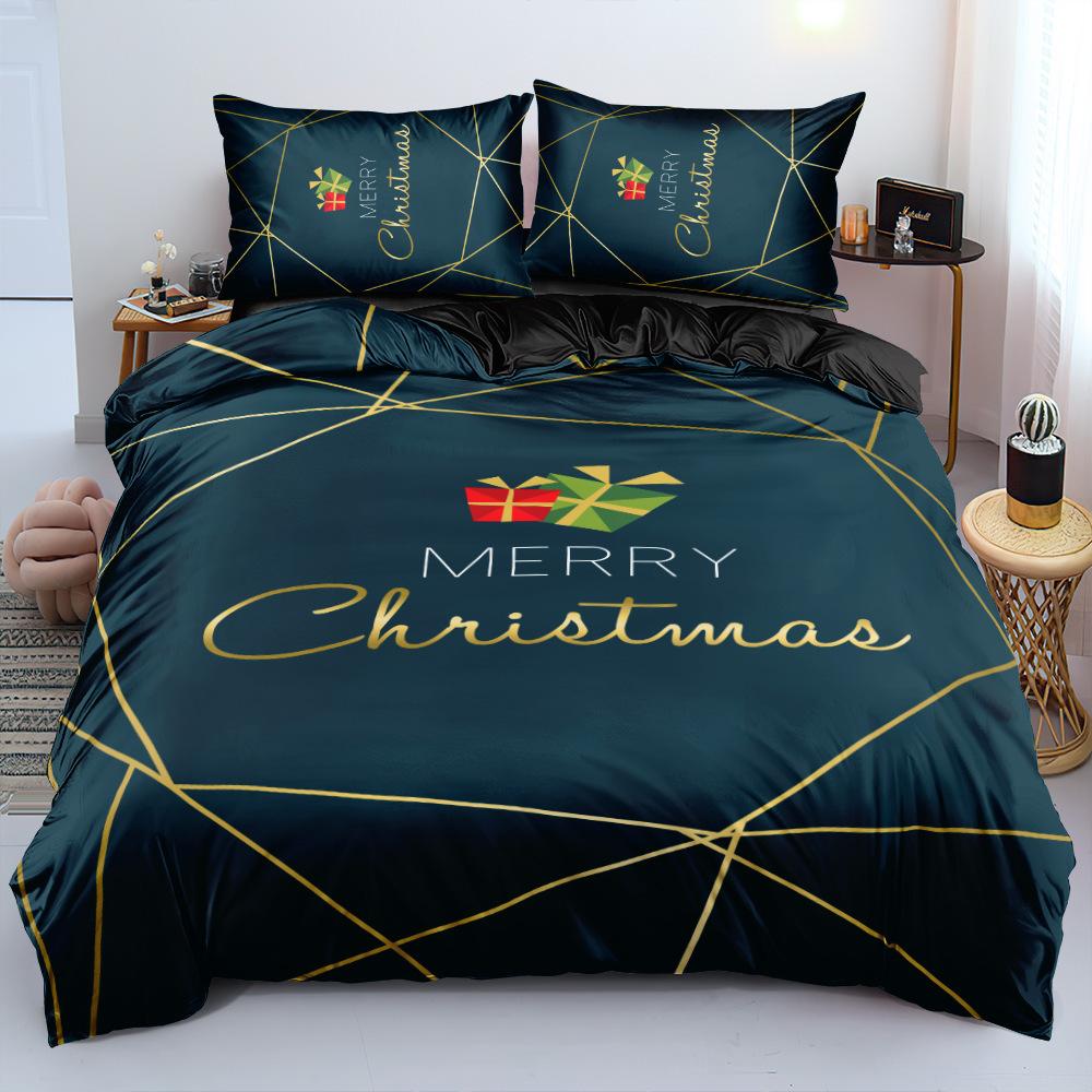 2/3pcs Bedding Set Digital Print Comfortable Duvet Cover for Home Bedroom Decoration, 1 Duvet Cover and 2pillowcase with Zippers