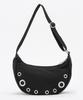 GROMMET SM SHOULDER BAG1033Onyx Grommets