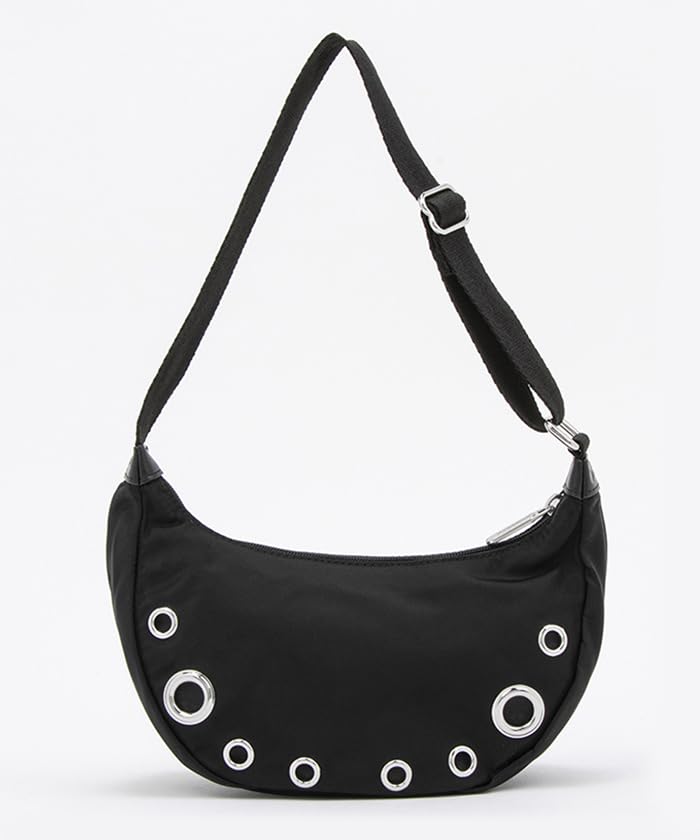 GROMMET SM SHOULDER BAG1033Onyx Grommets