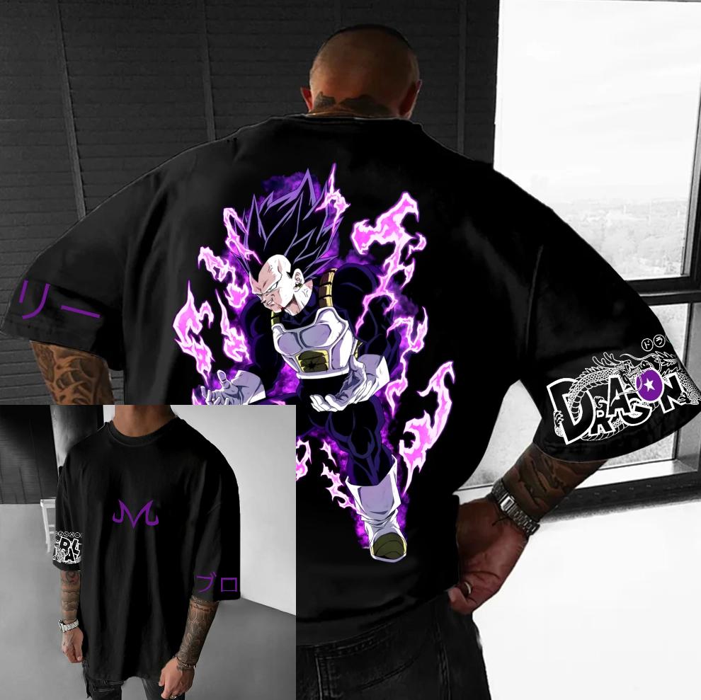 Oversized TShirts Man Dragon Ball Anime Inspired Summer Y2k Clothes Women Cotton Short Sleeve Tee Casual Streetwear Unisex Tops