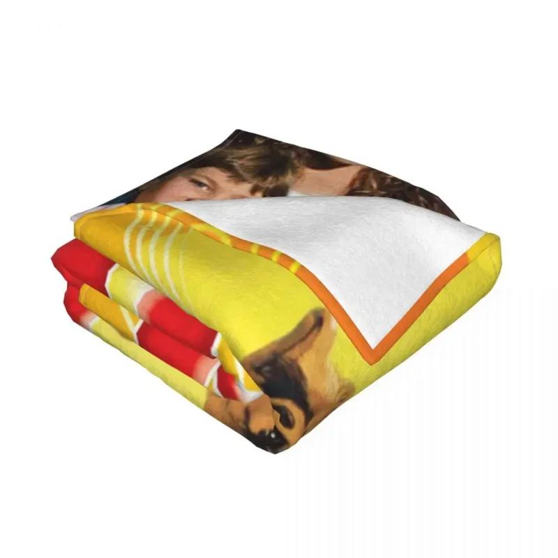Sci-Fi-TV-Show ALF Decke Warmer Fleece Weiches Flanell Außerirdische Lebensform Überwurfdecken für Bett Sofa Reise Herbst