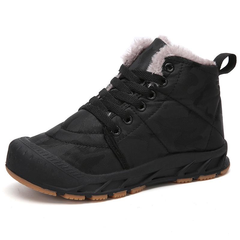 

Children s High-Top Snow Boots with Velvet Lining - Boys Winter Style 31