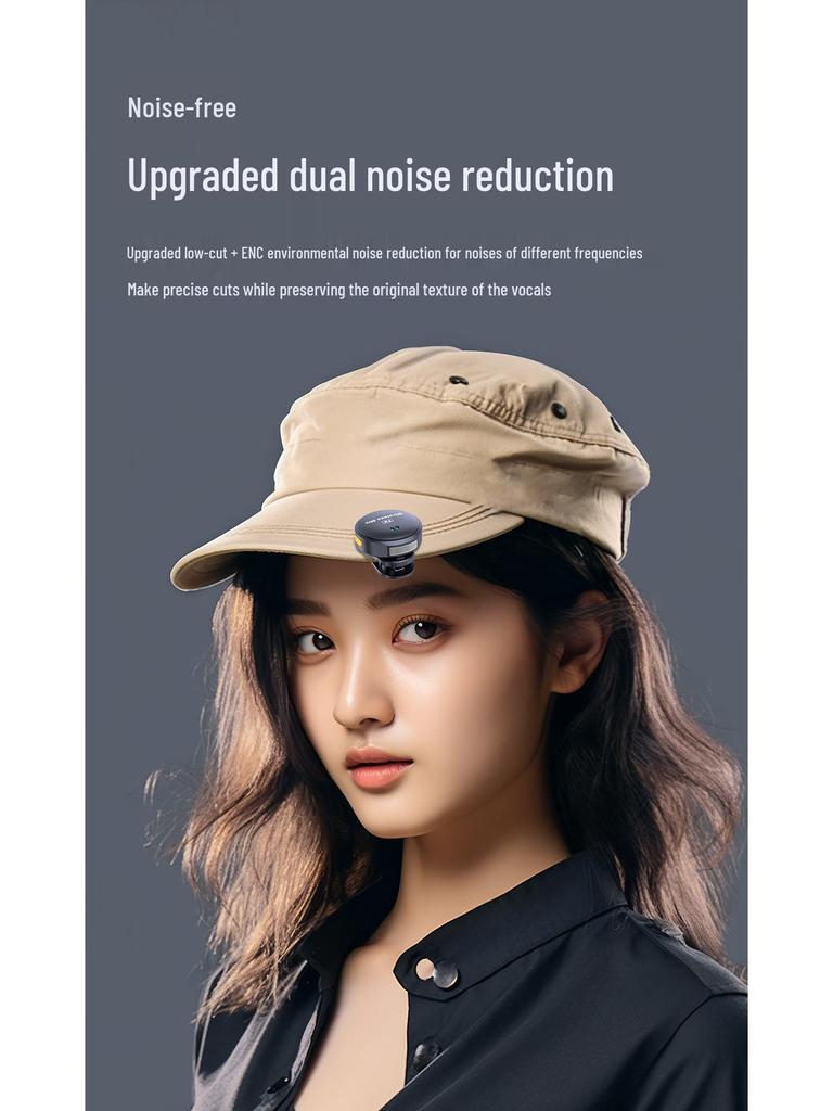 Wireless Lavalier Microphone with Long Battery, Noise Reduction, Digital Display, and Magnetic Charging Case for Live Streaming.