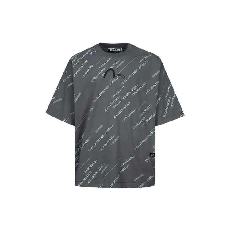 Evisu T-Shirts Unisex Crew Neck Moderate Straight Fit 2ESGNM3TS638FFCT