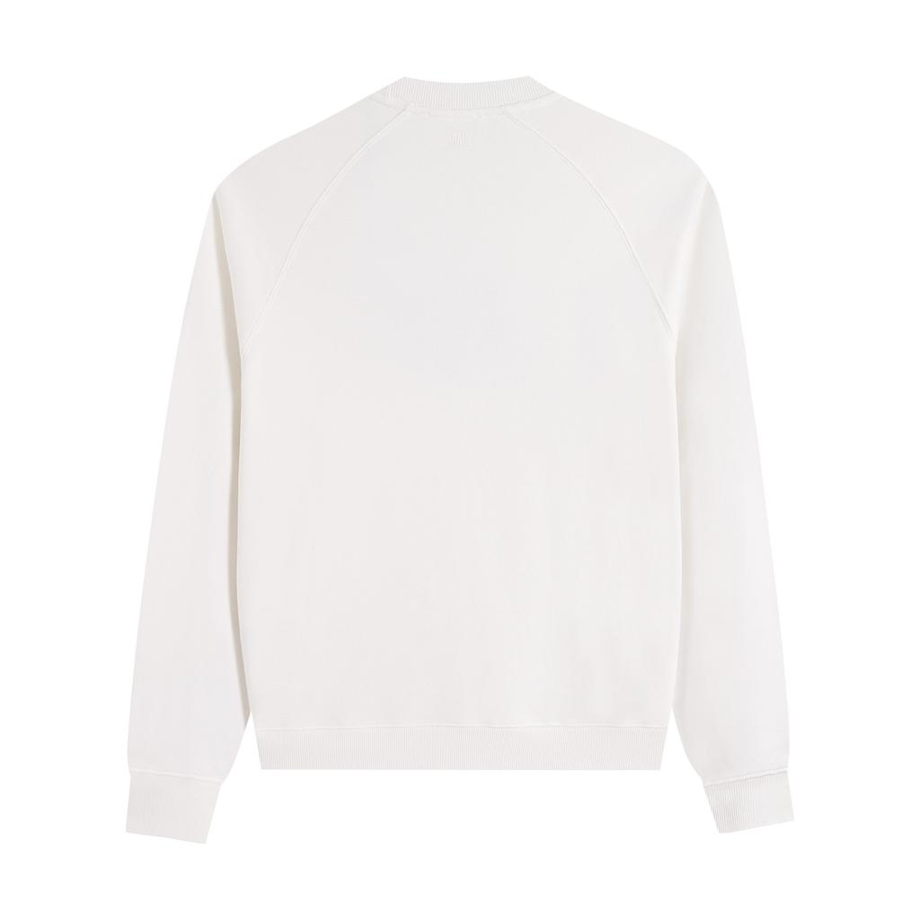 215 AMI 2025 Autumn and Winter New High-quality Cotton Round Neck Hoodie Men Pullover