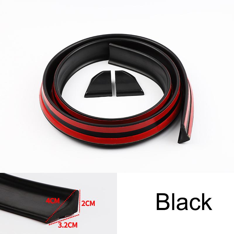 

Универсальный высококачественный спойлер 5D из углеродного волокна, блестящий черный, установка без перфорации, спойлеры, самостоятельная установка спойлера для автомобильных аксессуаров