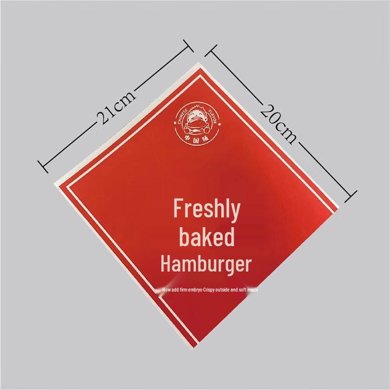

Disposable Oil-Proof Triangular Burger Wraps