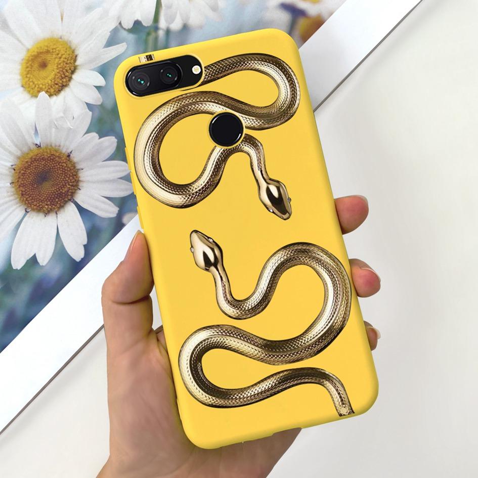Für Xiaomi Mi 8 Lite Hülle 6,26" Mode Landschaft Mädchen Bumper Weiche Silikon Handyhülle Für Xiomi Mi 8 Lite Funda Mi8Lite Tasche