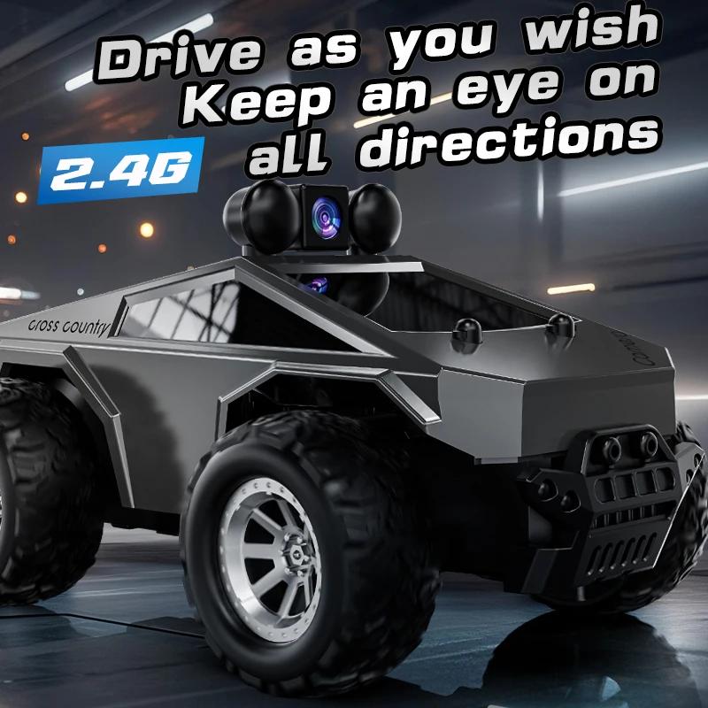 Non-Toxic Rc Car With Camera Truck Kf29 1/28 Wifi Fpv App Control 2.4G Remote Controll Cars Drift Racing Off-Road Race Vehicle Toys Children