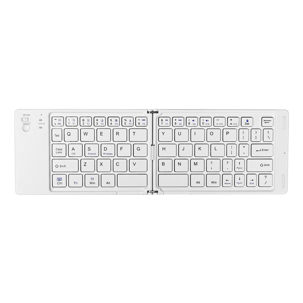 Wireless Bluetooth Two Folding Mini Keyboard Tablet Phone Notebook Three System Universal Portable Compact Keyboard