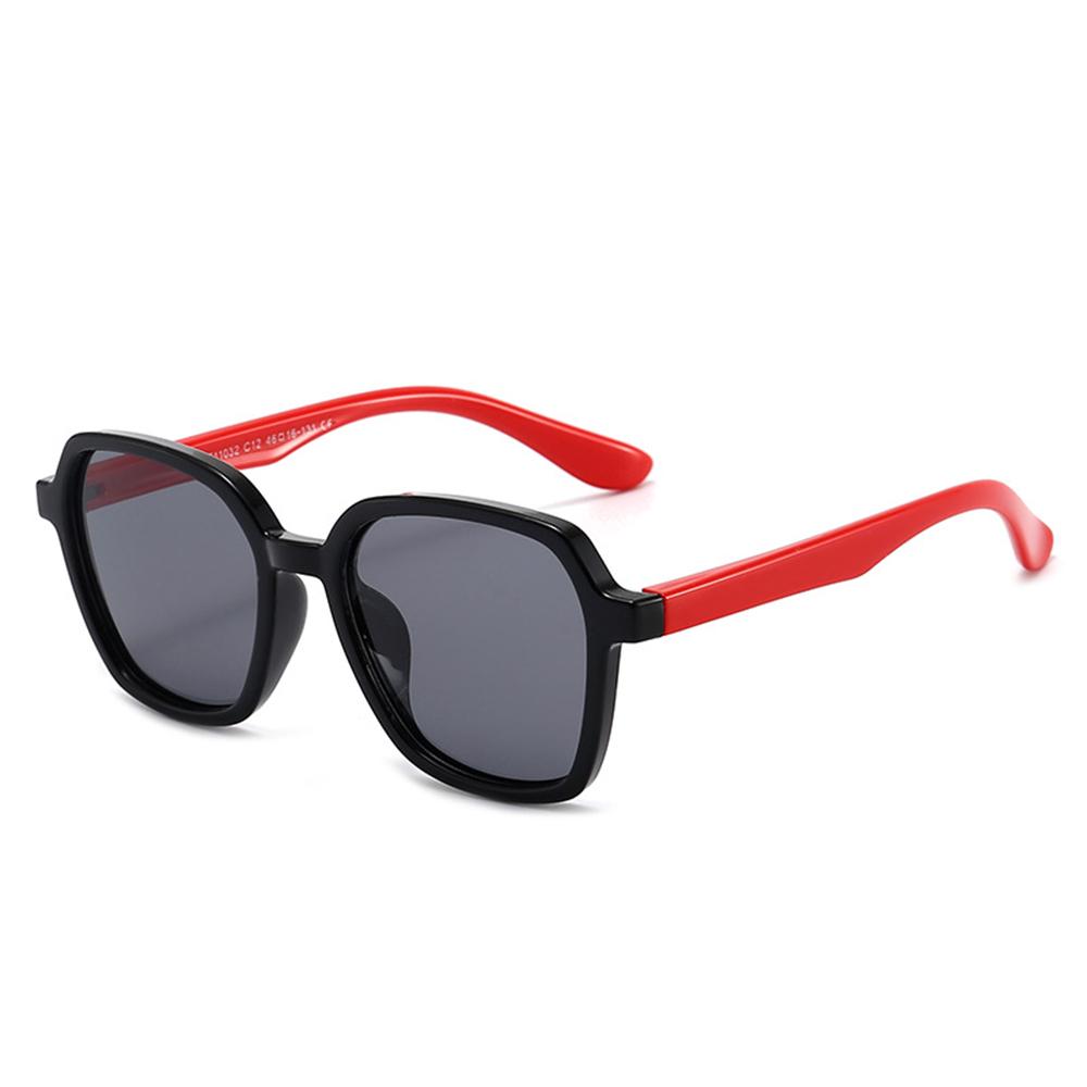 1pc Square Polarized Child Sunglasses Goggle Girls Boy Soft Frames Trendy Sun Glasses Outdoor Shade Eyewear UV400 De Sol Oculos