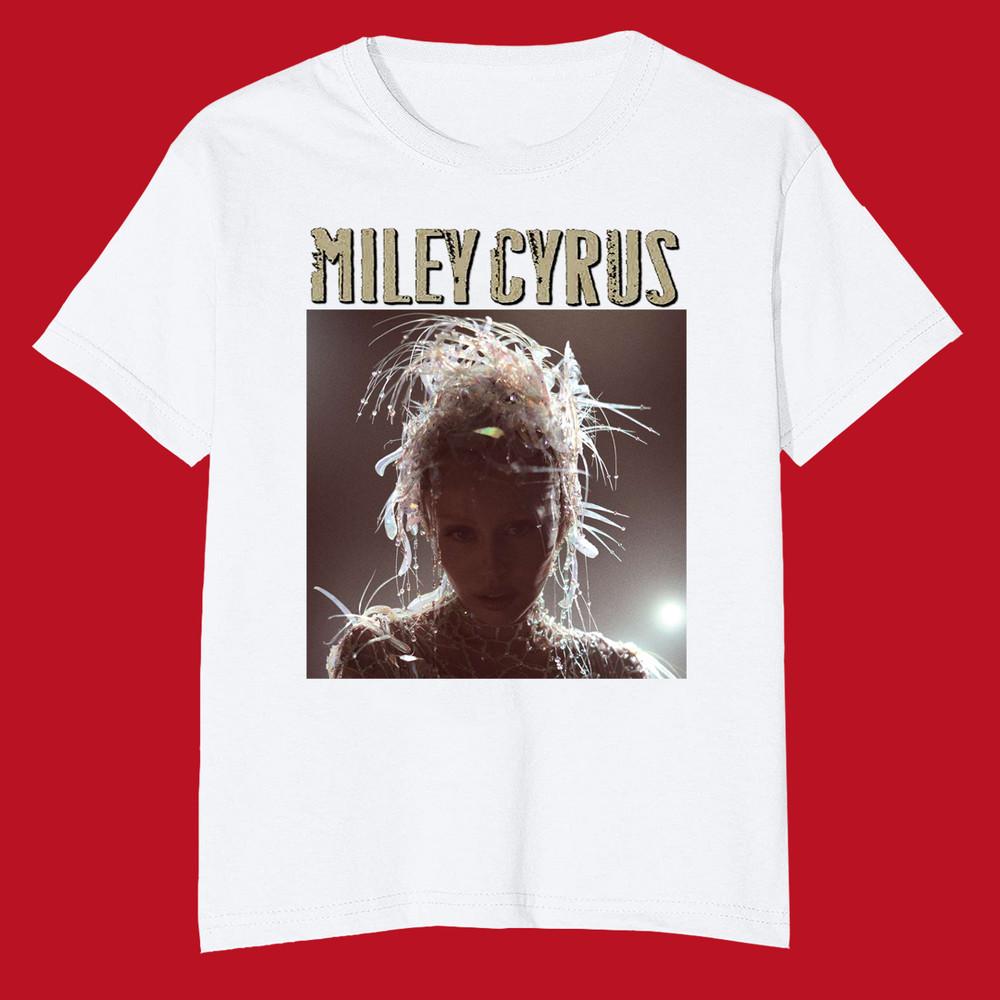 NEW Miley Cyrus Album 039Something Beautiful039 White All Size T-Shirt AL778