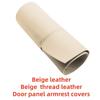 Khaki Beige leather Door panel armrest covers Black For Volkswagen Golf 4 MK4 Jetta Bora 1998 1999 2000 2001 2002 2003 2004 2005