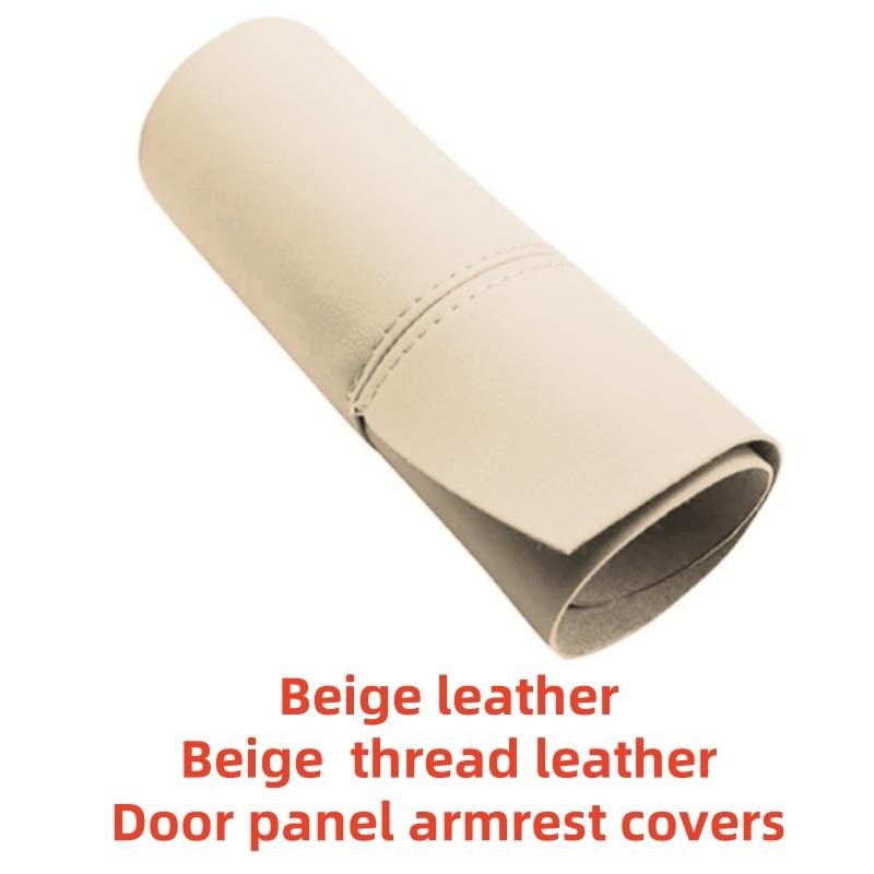 Khaki Beige leather Door panel armrest covers Black For Volkswagen Golf 4 MK4 Jetta Bora 1998 1999 2000 2001 2002 2003 2004 2005